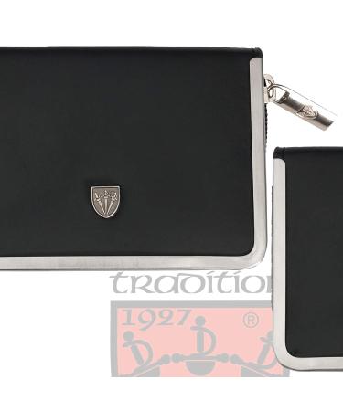 3 Swords Germany 6 Piece Manicure Pedicure Grooming Kit Set in Genuine Leather Case - Professional Nail Care Scissors and Clippers - Made in Solingen Germany - Black Leather - Gift Box Included - Buy Online on GoSupps.com