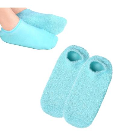 Moisturizing Socks Foot Care Socks Moisturizing Nourishing Remove Cracked Dryness Skin Reusable Foot Gel Socks (Blue) - Buy Online on GoSupps.com