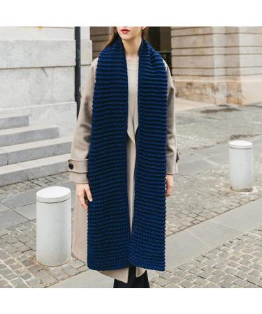 Shop Women's Black Knitted Winter Scarf with Buttons | Cozy Wool Autumn Neck Warmer & Hood Necklace - International Shipping Available - Buy Online on GoSupps.com