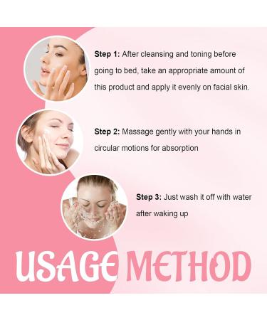 Nmbol Watermelon Sleep Mask 50 ml*2 Watermelon Skincare Phosphorescent Skin Care melon Glow Niacinamide Moisturize Lightening Serum Hydrate And Lightening - Buy Online on GoSupps.com