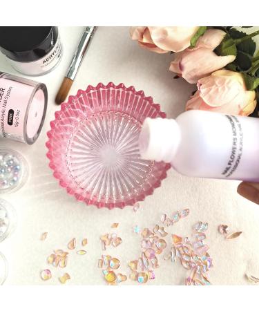 Buy CORFULRA Pink Monomer Dish - Large Dappen Dish for Acrylic Powder Nail Cup & Acetone Remover Holder - International Shipping Available - Buy Online on GoSupps.com