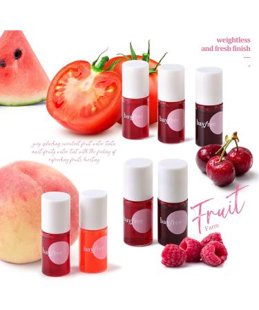 Bayfree Lip Tint Stain Set - Long Lasting, Waterproof, Matte Finish Lip Makeup (Fruit Farm Collection) - Buy Online on GoSupps.com