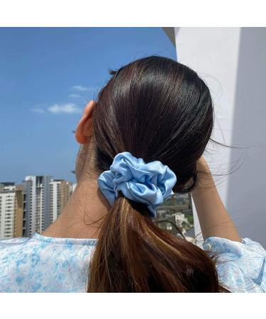 100% Silk Scrunchies for Strong Hold | Soft Elastic Hair Ties for Women & Girls | Stylish Ponytailers & Hair Jewelry - Buy Online on GoSupps.com