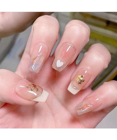 Nail dressing nail stickers French style love short and medium length styles(Short S) - Buy Online on GoSupps.com
