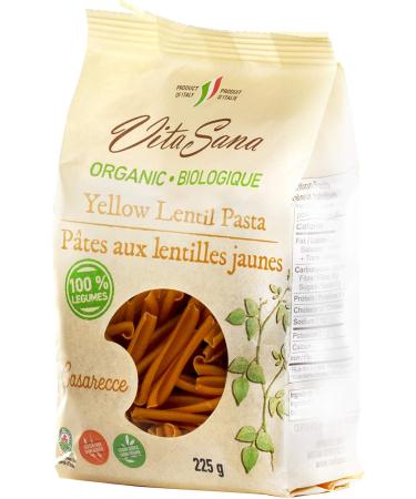 Vita Sana Organic Yellow Lentil Caserecce 225 Grams - Buy Online on GoSupps.com