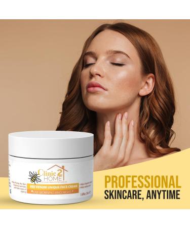 Bee Venom Face Cream Anti Wrinkle & Skin Restoration Bee Venom Cream Day & Night Moisturiser for All Skin Types Lifting Firming & Anti-Aging 50ml - Buy Online on GoSupps.com