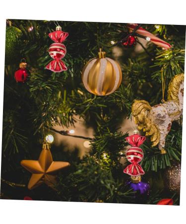 Zerodeko 8pcs Candy Pendant Xmas Candy Holiday Tree Ornament Christmas Hanging Pendant Stuffing Child Mint - Buy Online on GoSupps.com