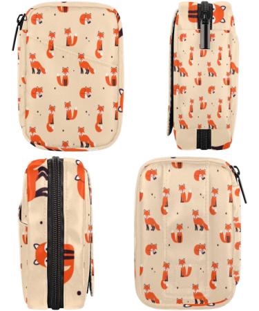 Cute Fox Pill Case | Weekly Medicine Organizer with Travel Bag | 7-Day Vitamin & Supplement Box - Buy Online on GoSupps.com