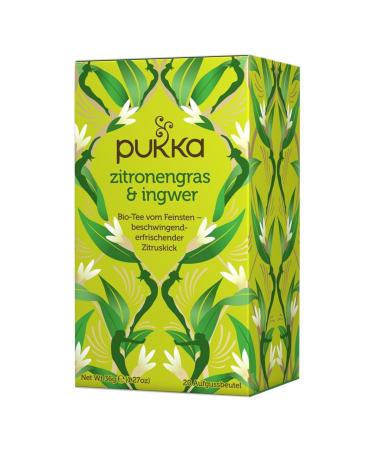 Pukka PUKKA Organic Ingwer & Lemon Tea Pack of 20 organic tea bags of 1.8g