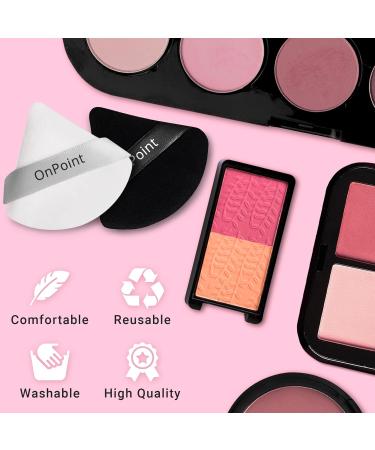 Premium Powder Puff - Soft Velour Triangle Makeup Sponge for Flawless Application | Ideal for Loose Translucent Setting Powder Concealer & Foundation | Perfect Beauty Gift - Buy Online on GoSupps.com