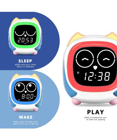 Itoma Addo Children's Alarm Clock | Sunrise/Sunset Simulation Bedside Lamp | White Noise Sleep & Wake Up Clock (ECHS912-2) - Buy Online on GoSupps.com