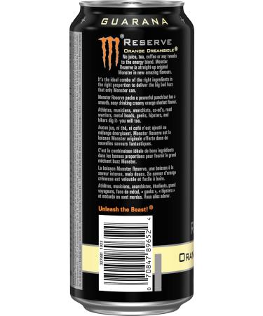 MONSTER ENERGY Reserve Orange Dreamsicle 473mL Cans Pack of 12 - Buy Online on GoSupps.com