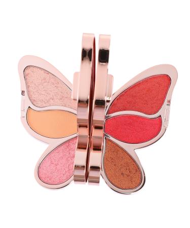 Angoily 1pc Cheek Cosmetic Blusher Supply Multi-functional Cosmetics Beauty Girl Eye Plate Shadow 1 count (Pack of 1) As Shown 2