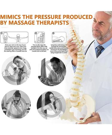 Neulleben Therapy Trigger Point Massage Device - Original Back Extension & Neck Cushion for Upper Back & Shoulder Relaxation - Effective Trapezius & Neck Massage - Orange - Buy Online on GoSupps.com