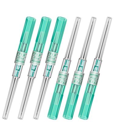 Catheter Piercing Needles - Combofix 6pcs 18G Gauge Disposable Piercing Needles IV Catheter Needles for Ear Nose Belly Nipple Piercing Piercing Needles 18G-6Pcs