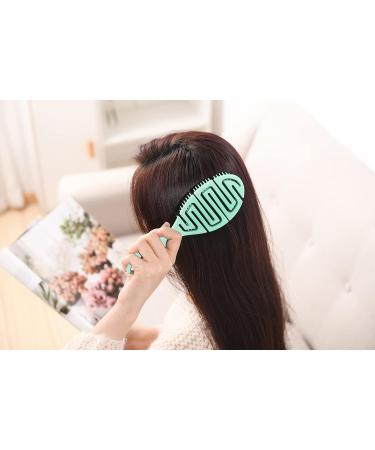 2 Pack Professional Vent Hair Brush for Women - Quick Drying & Detangling Hairbrush for Wet/Dry Hair - Ideal for Curly, Thick, Long, Wavy, and Damaged Hair - Faster Blow Drying - Pink Powder Blue - Buy Online on GoSupps.com