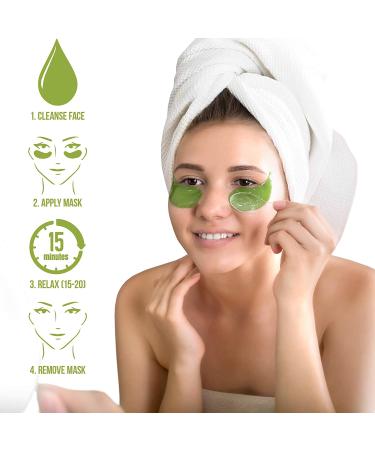 30 Pairs Aloe Vera Eye Treatment Mask - Reduces Puffiness, Wrinkles, Dark Circles & Bags - Moisturizes, Anti-Aging Hydrogel Pads with Collagen - Buy Online on GoSupps.com