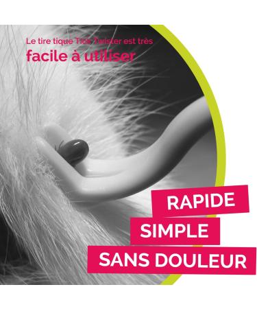 Tick Twister Clipbox - 3 Tick Removers for Dogs Cats Horses & People | Original French Design Green - Buy Online on GoSupps.com