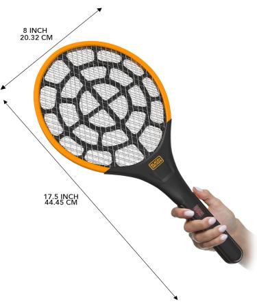 BLACK+DECKER Bug Zapper Fly Swatter Electric - Indoor & Outdoor Fly Zapper with Counter - Heavy Duty Pest Control for Flies, Mosquitoes, Gnats - Buy Online on GoSupps.com