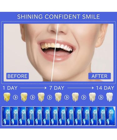 Ikkab Teeth Whitening Strips - 28 Mint Flavor Stripes for Fast Enamel Stain Removal | At-Home Tooth Bleaching - Buy Online on GoSupps.com