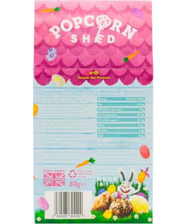 Popcorn Shed Chocolate Trio Gourmet Popcorn 80g Gift Box Alternative Easter Snack Triple Chocolate Popcorn Easter Bunny Design Vegetarian Gluten Free - Buy Online on GoSupps.com