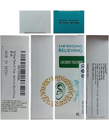 Tinnitus Relief Ear Drops - Natural Pain and Ringing Relief for Earaches and Tinnitus Symptoms - Buy Online on GoSupps.com