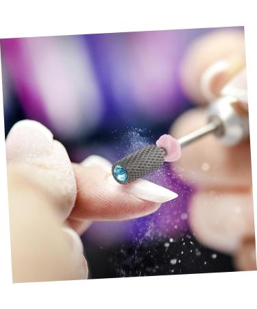 POPETPOP Nail Grinding Head Front Bumper Sticker Gel Polish Bit Acrylic Nail Drill Bits Cuticle Manicure Drill Remove Nail Gel Drill Bits Pedicure with Diamond Manicure Tools Tungsten Steel 7x1.2cm - Buy Online on GoSupps.com