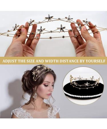 FERCAISH Rhinestone Crystal Crown | Wedding & Bridal Headpiece for Women | Princess Crown for Christmas, Photography & Parties - Buy Online on GoSupps.com