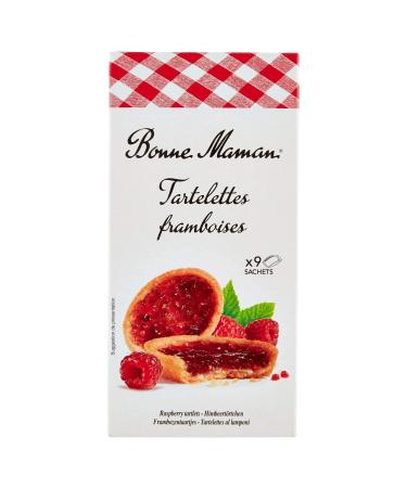 Bonne Maman Raspberry Tartlets x9 in individual sachet 135g