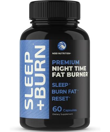 Nobi Nutrition Night Time Fat Burner Sleep Aid an Appetite Suppressant - 60 Capsules