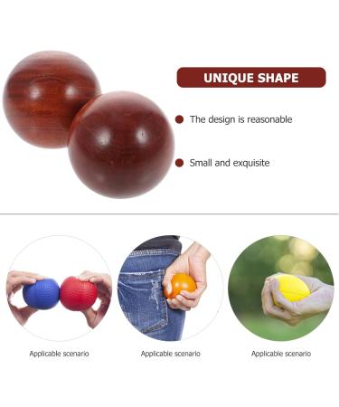 Frcolor Wooden Handball Set - Small Massage Balls for Training & Relief - Natural Wood Massage Devices - Buy Online on GoSupps.com