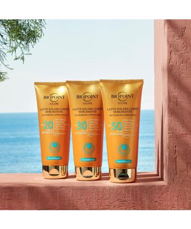 Biopoint Sublimating Body Milk SPF 20 200 ml - Buy Online on GoSupps.com