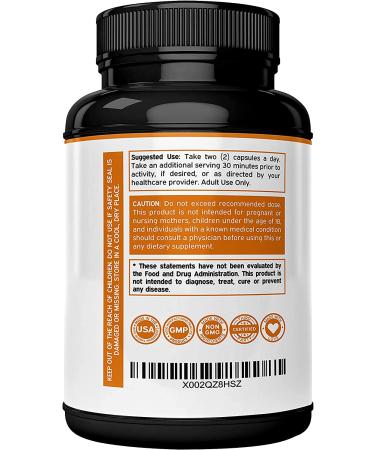 Tribulus Terrestris Extract 15000mg - 10x Concentrated Formula - Maximum Strength for Men & Women - Gluten Free, Non-GMO - 120 Capsules - Buy Online on GoSupps.com