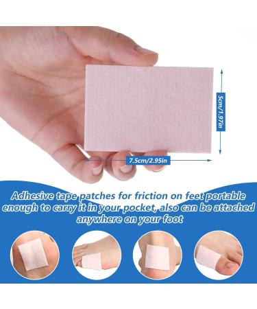35-Piece Moleskin Tape and Flannel Adhesive Pads Set for Foot Blister Prevention and Pain Relief | Heel Cushion and New Shoes Protection Kit - Buy Online on GoSupps.com