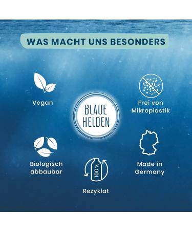 Blue Heroes 6-Seater Detergent Refill Powder | Biodegradable & Microplastic-Free | Powerful Sustainable Cleaning Formula - Buy Online on GoSupps.com