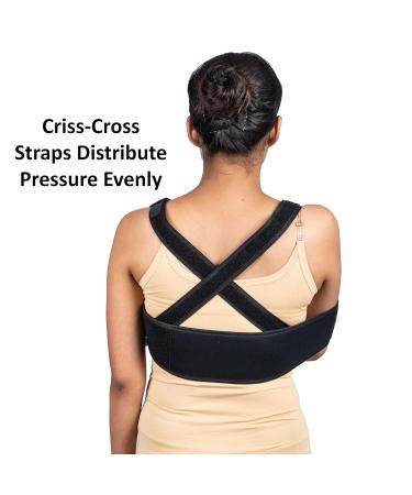 WC Arm Sling Shoulder Immobilizer - Fully Adjustable Rotator Cuff Support & Brace for Quick Recovery - Men & Women (Size 42-56 - Buy Online on GoSupps.com