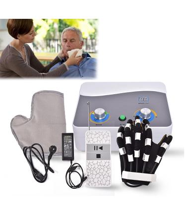 ZZBB Manual Training Rehabilitation Gloves Exercise Five Fingers Hand Stroke Hemiplegia Rehabilitation Training Equipment Left Medium