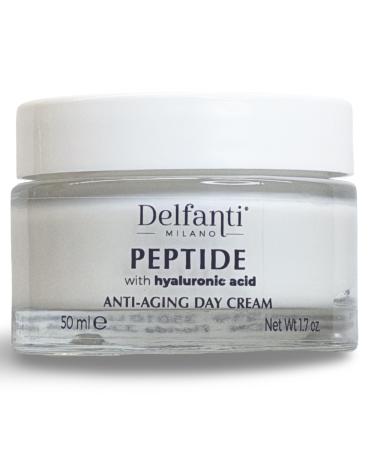 Delfanti-Milano PEPTIDE with Hyaluronic Acid ANTI-AGING DAY CREAM Made in Italy