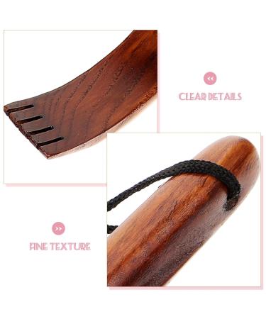 Buy Lurrose Wood Back Scratcher - Long Curved Handle for Itching Relief | International Shipping Available - Buy Online on GoSupps.com