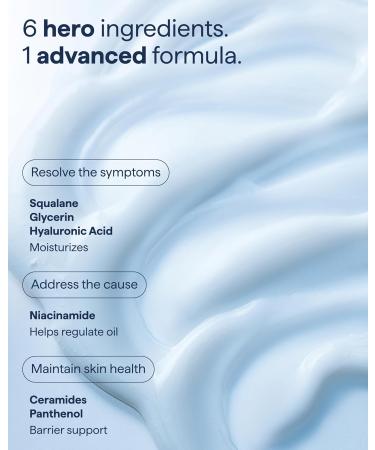 Remedy for Light Moisture | Barrier Repairing Hydrating Lightweight Gel Moisturizer Water Cream for Normal to Oily Skin | By Dermatologist Dr. Shah 1.7 fl. Oz - Buy Online on GoSupps.com