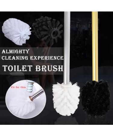 Toilet Bowl Brush Head Toilet Bowl Brush Head Easy Screw-On Design for Master Guest Room Children Room Bathroom Black - Buy Online on GoSupps.com