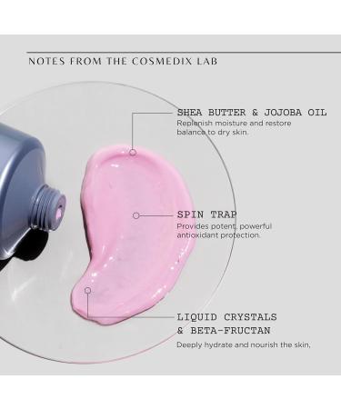 COSMEDIX Emulsion Intense Hydrating Face Moisturizer - Daily Skin Care for Dry Skin Redness Relief Shea Butter & Jojoba Oil Vitamin E & A - International Shipping Available - Buy Online on GoSupps.com