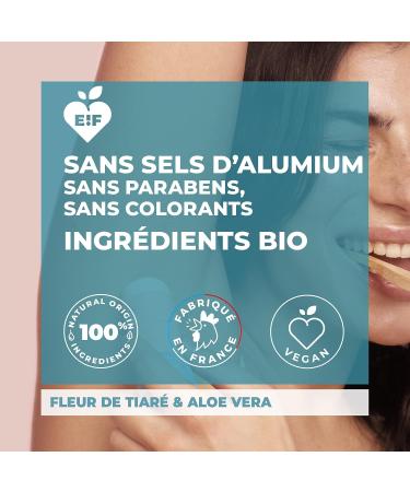 Energie Fruit Natural Deodorant 24H Effectiveness without Aluminum Salts Tiare Flower/Aloe Vera 1 Unit - Buy Online on GoSupps.com