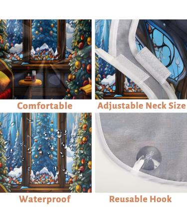 Landscape Beard Bib Apron - Best Beard Hair Catcher for Men | Perfect Father's Day & Christmas Gift with 2 Suction Cups - Buy Online on GoSupps.com