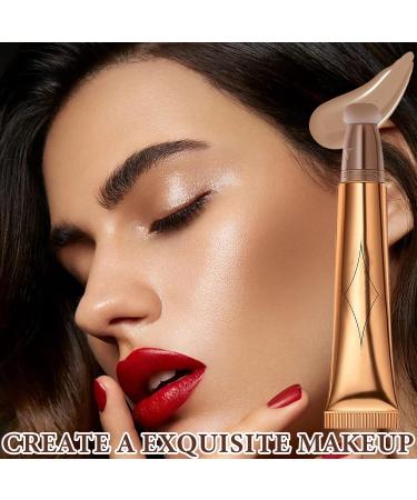Contour Beauty Wand Blendable Liquid Face Concealer Contouring Matte Natural Finish Cream Contour Stick with Cushion Applicator Lightweight Super Silky Shading Bronzer Stick(Dark Brown) Face Contouring Stick - Buy Online on GoSupps.com