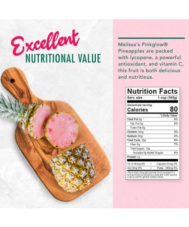 Melissa's Pinkglow Pineapple - Lycopene Rich & Vitamin C Packed Fresh Produce - Buy Online on GoSupps.com