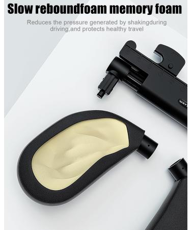 Zawaer Adjustable Car Headrest for Kids - Breathable Neck Support Pillow for Travel | 180 Rotation & Easy Installation - Buy Online on GoSupps.com