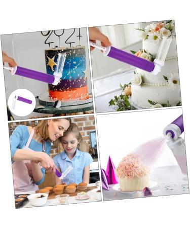CRAFTHROU 2pcs Cake Sprayer Cake Coloring Spray Manual Cake Coloring Airbrush Cake Pump Sprayer Plastic Purple - Buy Online on GoSupps.com
