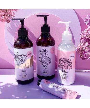 YOPE Hand & Body Lotion | Almond & Monoi Oil | Shea Butter | Vegetable Glycerin | Moisturizing | Soothing | 98% Natural Ingredients | Vegan Formula | Lilac & Vanilla | 300ml - Buy Online on GoSupps.com