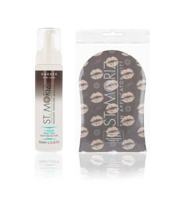 St. Moriz Self-Tanning Mousse "Darker than Dark" (200ml) + St. Moriz Applicator